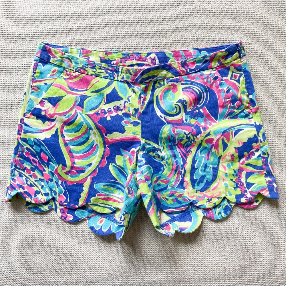 Lilly Pulitzer | Scallop Hem Shorts